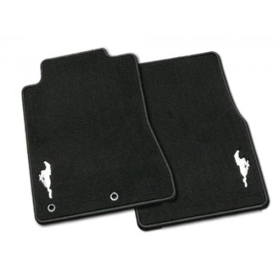Ford Black floor mat with Pony logo 2015-2024 Mustang